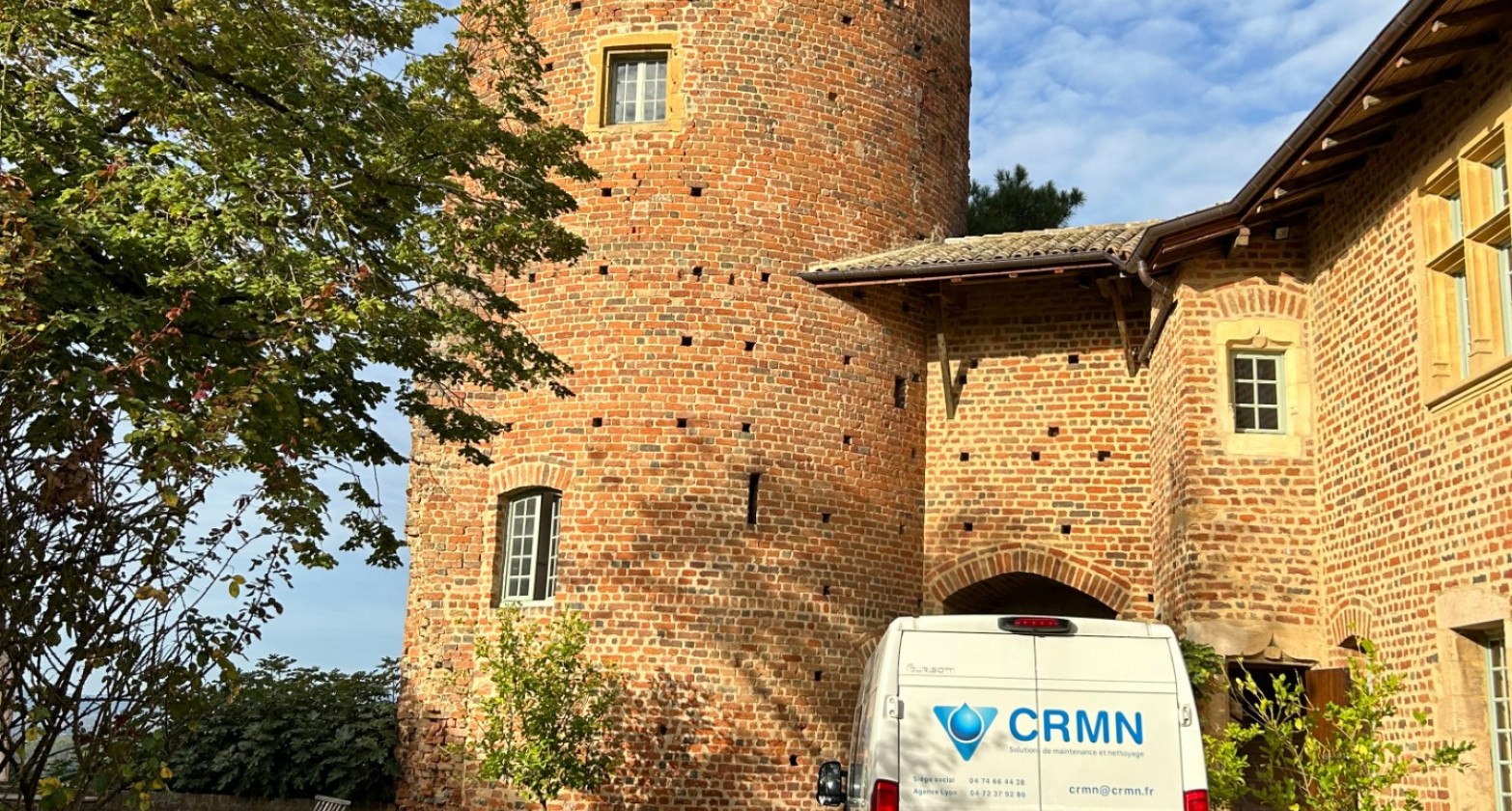 Une intervention un peu particulière, la remise en état d&#039;un ancien donjon